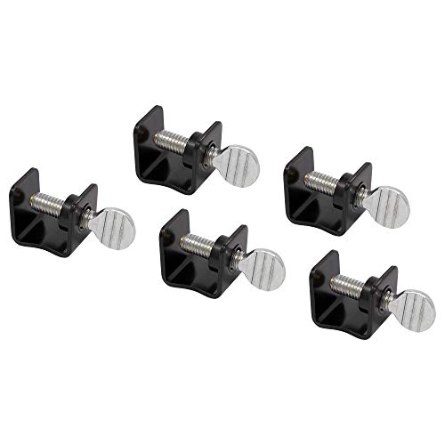 AES Industries Mini Panel Clamp 5 Pack - Usable 1/2" Jaw Opening with 1/2" Throat Depth