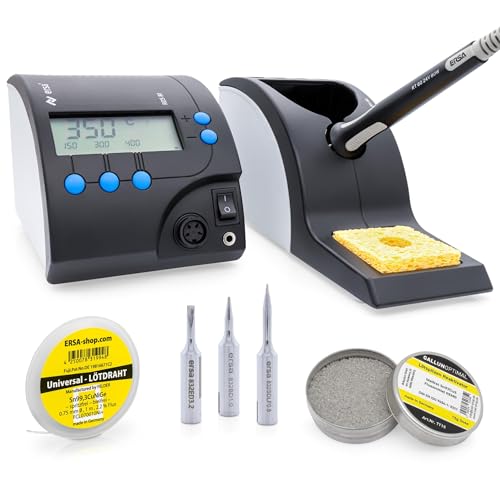 ERSA RDS80 elektronisch geregelte Lötstation 80W Starter-Set 6-Teilig