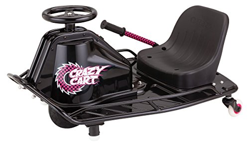 razor crazy cart black