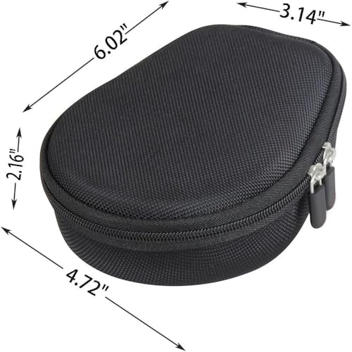 Image of VERTUS Headphone Storage Case Cover for AfterShokz Trekz Air /Shokz Aeropex /Titanium Mini /Shokz Openmove /Shokz OpenRun Pro Open Ear Wireless Bone Conduction Headphones AS650 / AS800 (Black)