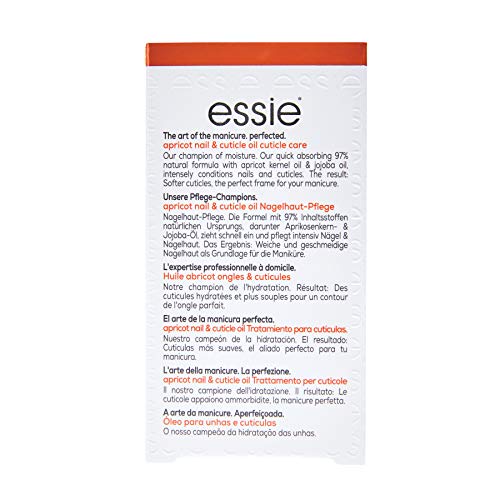 Essie Nagelolie apricot nail & cuticle olie met geur, verzorging en versterking van de nagelhuid, 13,5 ml - Afbeelding 5