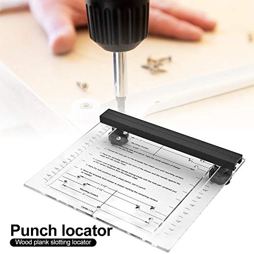 Gabarito de guia de perfuração globeagle, ferramentas de montagem com cabo de madeira