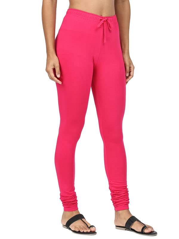 Image of Robinbosky Cotton Churidhar Leggings for Women - Stylish, Stretchable & Flattering Fit for All-Day Comfort