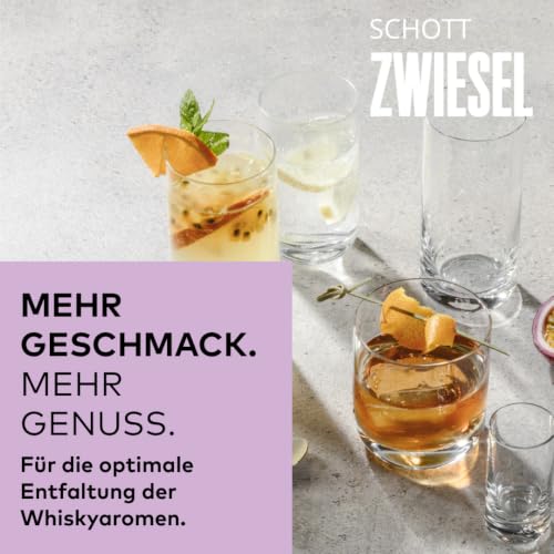 Foto von SCHOTT ZWIESEL Whiskyglas Simple 6er Set, Tumbler für Whisky und Spirituosen aus Tritan Kristallglas, spülmaschinenfest, 123664