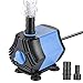 Zacro Bomba Sumergible Bomba de Agua 650L / H, Bomba de Agua...