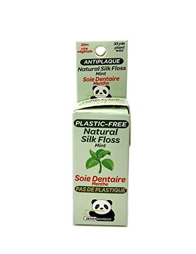 Hilo dental de seda natural Senzacare menta (1 envase)