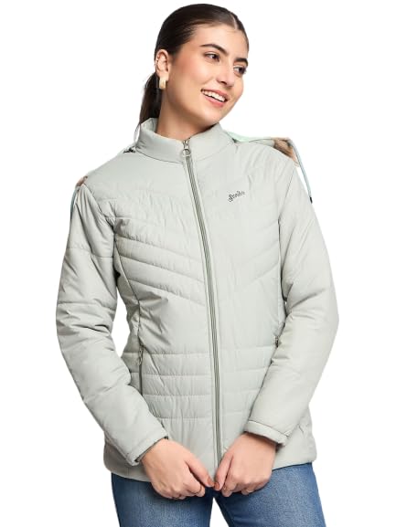 scoller Women Full Sleeves solid hooded jacket has side pocket & zip closure Perfect for winter wearJ201-Pista-picture-43