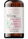 Collagen Peptide Complex Face Serum Anti Aging with Matrixyl 3000 and Hyaluronic Acid, Ultimate Skin Repair, Brightening, Hydrating and Skin Tightening for Glass Skin- DERMATOLOGIST TESTED