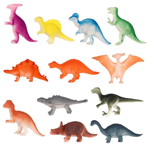 60 Stück Dinosaurier-Figuren Set - Niedliche Mini-Dinos Aus Harz Für Garten, Puppenhaus & Dekoration
