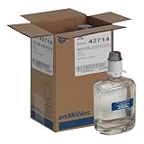 enMotion Gen2 Moisturizing Foam Soap Dispenser Refill by GP PRO (Georgia-Pacific), Dye and Fragrance Free, 42714, 1200 mL Per Bottle, 2 Bottles Per Case