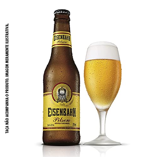 Cerveja Eisenbahn Pilsen Puro Malte Long Neck 355ml - 12 unid.