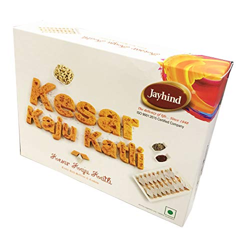 Jayhind Sweets - Kesar Kaju Katli (500)