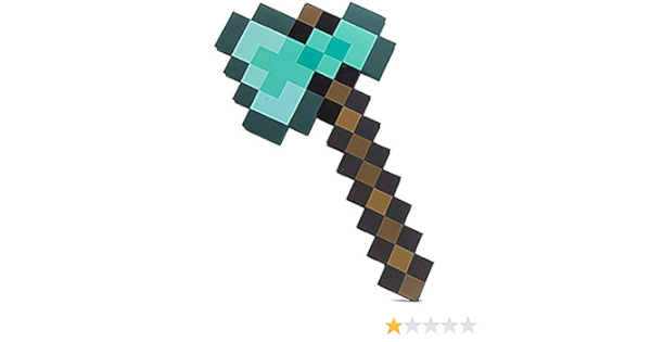 Amazon Co Jp Thinkgeek Minecraft Diamond Axe Chop Your Way To Minecraft Success ファッション