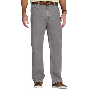 Chums Men’s Denim Jean in Stretch Fabric Side Elasticated Waistband for Comfort Stonewash Finish