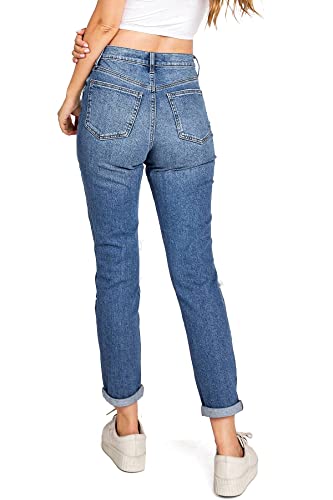 Celebrity Pink Women's Juniors High Rise Slim-Straight Jeans3