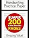 Handwriting Practice Paper for Kids: Bumper 200-Page Dotted Line Notebook (Handwriting Practice Paper Notebook / Blank Handwriting Practice Books For Kids)