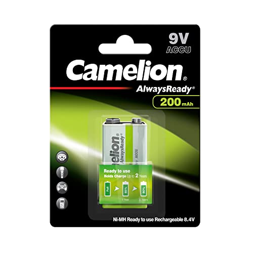 Recargables Marca Camelion Modelo CAMELION Rechargeable ALWAYSREADY 9V 200MAH X1