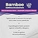 Queen Size Waterproof Bamboo Mattress Encasement by Slumberfy - Premium Skin-Safe Mattress Protector with 360° EZ Zipper, Lab-Tested Bed Bug, Zippered Encasement (60x80 in)