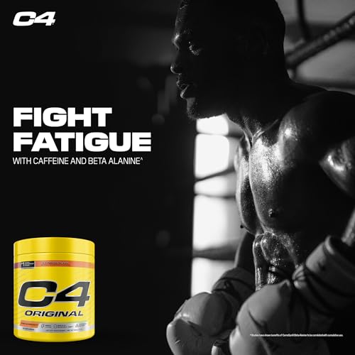 Image of C4 Original Pre Workout - Pre-Workout for Endurance, Focus & Performance with 200mg Caffeine, Beta-Alanine, Creatine Nitrate, L-Arginine & PeptiPump - Sugar Free, 25 Servings, Rainbow Blast