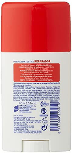 Lactovit - Desodorante Extra Eficaz 0% en Stick LactoUrea, sin Sales de Alumino, 0% Alcohol, Anti-Irritaciones y 48H de… - Imagen 3