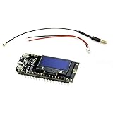 wemos esp32 oled library Antena WiFi de a bordo de 4Mt bytes (32 Mt bit), pantalla OLED azul de 0.96 pulgadas, circuito de carga de batería de litio, interfaz CP2102 y chip serie USB.