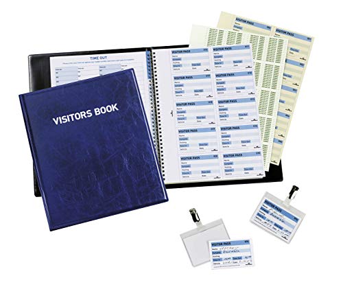 Durable Besucherbuch / Visitors Book 100, englisch, für 100 Namensschilder, 146365
