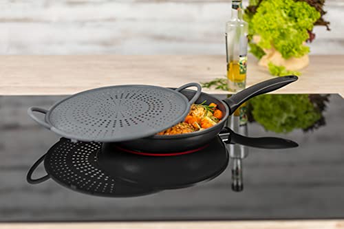 KUHN RIKON Paraschizzi in silicone, grigio, Ø 26