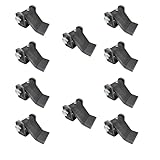 10 Pack - Dump Trailer Hinges - Trailer Door Strap - Heavy Duty – Truck Hinges – Weld On Hinge – Steel Weld On Strap – Leaf Style - Tailgate Hinge for Door Gate Body with Grease Zerk (10 PCS)