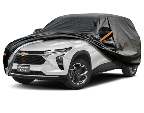 Image of GUNHYI 7 Layer SUV Car Cover Custom Fit Chevrolet Trax (1913-2025) Waterproof All Weather, Heavy Duty Outdoor Snow Sun Rain Uv Protection (Ships from US Warehouse, Delivery 3-8 Days)