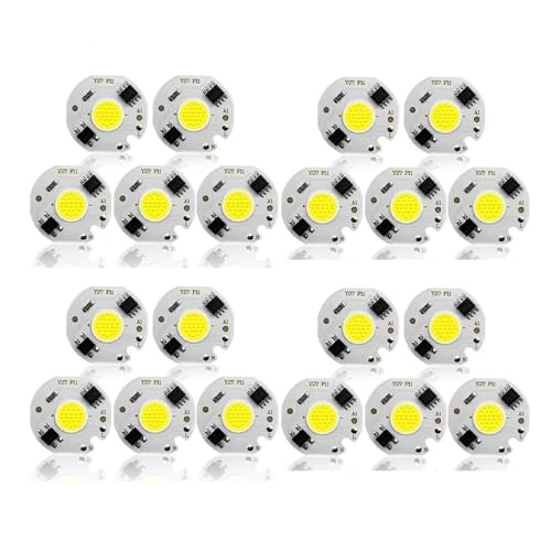 Chip de lámpara LED COB de 3W blanco con IC inteligente AC220V para proyectos de foco LED DIY