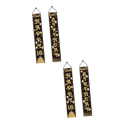 Banderoles d'anniversaire légères en papier avec attaches de suspension faciles