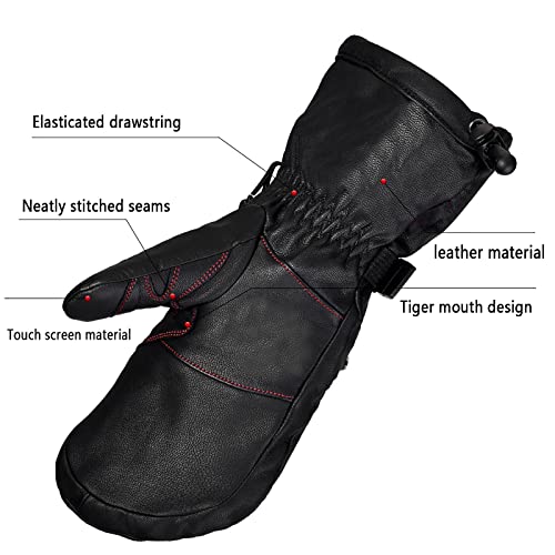 Gants d'hiver gants de cyclisme contre le gel et le vent pour écrans
