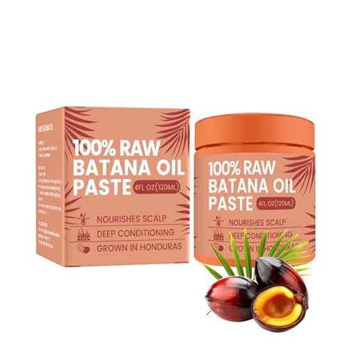 Batana Oil Batana Oil for Hair Growth - Natural Hair Moisturizer for Dry Scalp & Frizzy Hair Reduces Breakage Nourishes Strands 120ml