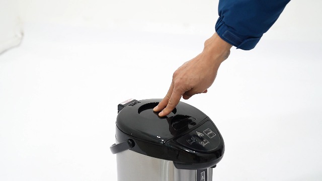 Hervidor eléctrico de acero inoxidable 4L 750W con 3 modos de dispensación miniatura 7