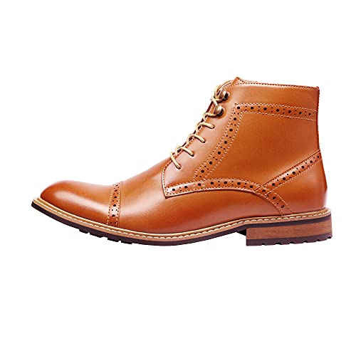 Image of Bruno Marc Men's Dress Ankle Motorcycle Boots