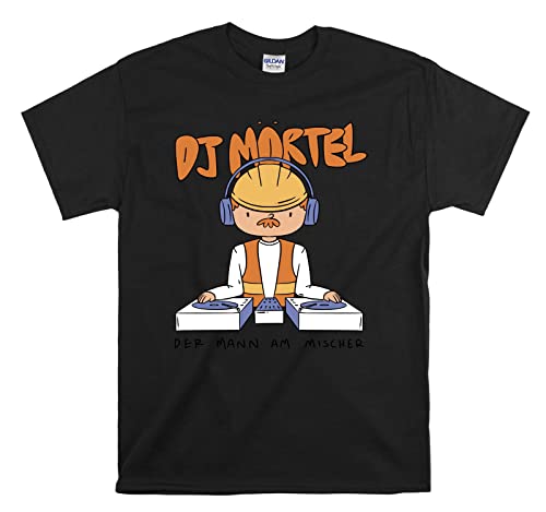 T-shirt Dj Mortel Cadeau Insolite Amusant pour Passionné de Mixage Taille L Noir