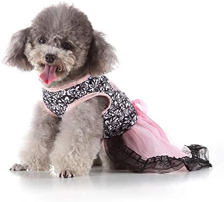 Amazon Co Jp 犬のスカートピンクのセクシーなレースのスカートペット服の犬の服 あなたのペットに暖かい家を与えなさい Color Pink Size Small ペット用品