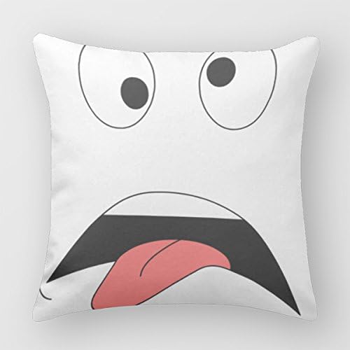 Crazy Face Decorative Pillow Cases For Sofadecorative Home 18 18 Pillow Cover