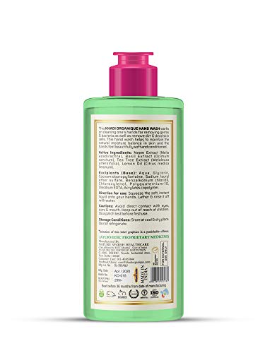 Image of Khadi Organique Advanced Lemon & Organic Neem Anti Bacterial Hand Wash For Best Ever Protection Hand Wash