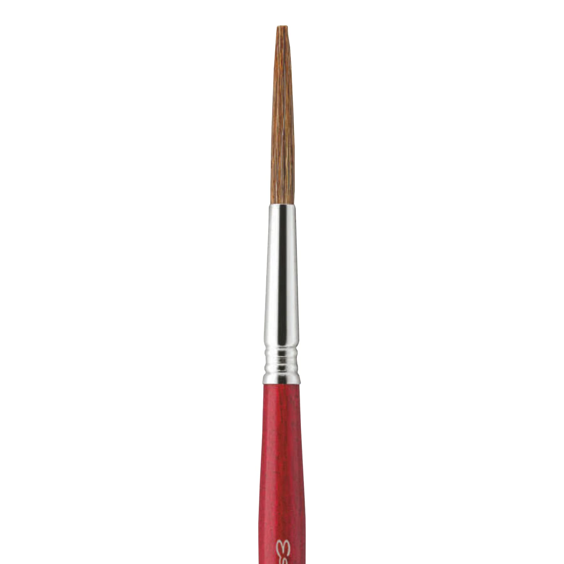 Escoda Bravo Series 6521 - Pincel de pintura acrílica y óleo para artistas, pelo de buey claro, borde cuadrado redondo largo, tamaño 24