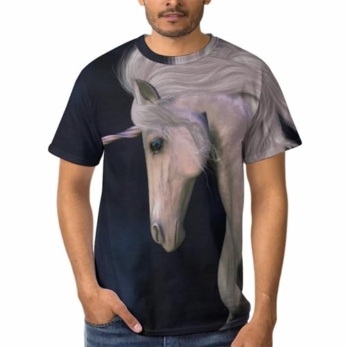 Tee shirt Licorne Fantastique Homme parfait pour un look urbain décontracté en été