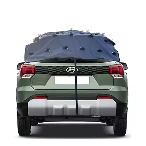 Image of Complete Protection Spike Car Cover for Mahindra Scorpio Protection from Street Dogs,Monkeys & Pets, Also Compatible with All Hatchback,Sedan,SUVs 16.5 Feet Universal Size