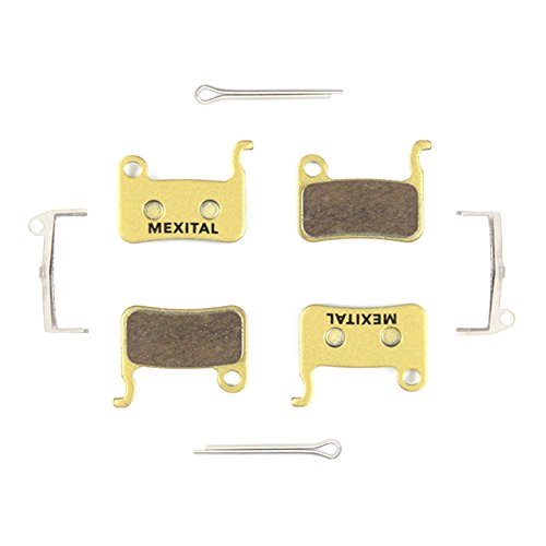 MEXITAL 2 Paires Plaquettes de Frein à Disque fritté pour Shimano LX M585 Deore M505 M535 M545 M595 M596 Hone M601 SLX M665 XT M765 M775 M776 Saint M800 XTR M965 M966 M975 BR-R505 S501 T665 Cover
