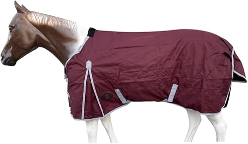 Miniatura 5 de Hoja de lluvia de caballo de 1200 denier (impermeabletranspirable y a prueba de viento) Hoja de lluvia transpirable para caballo (negro y turquesa,