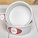 Fat Daddio's PRD-5ODD3 Anodized Aluminum 5-Tiered Odd Round Cake Pan Set, 3 inch depth