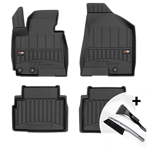 Alfombrillas de goma 3D de Moto-Moltico, 4 piezas, para Kia Sportage III 2010 – 2015