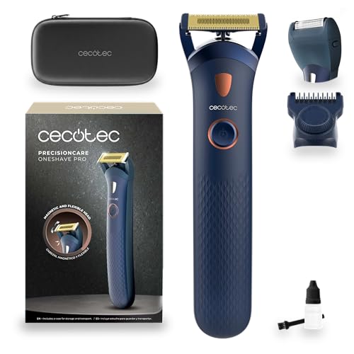 Tondeuse à barbe Cecotec anti-irritation OneShave Pro rasoir flexible avec lumière LED