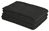 SINLAND Multi-Purpose Microfiber Car Cleaning Cloths Absorbent Drying Towel 16 Inch X 24 Inch Blackx3 …