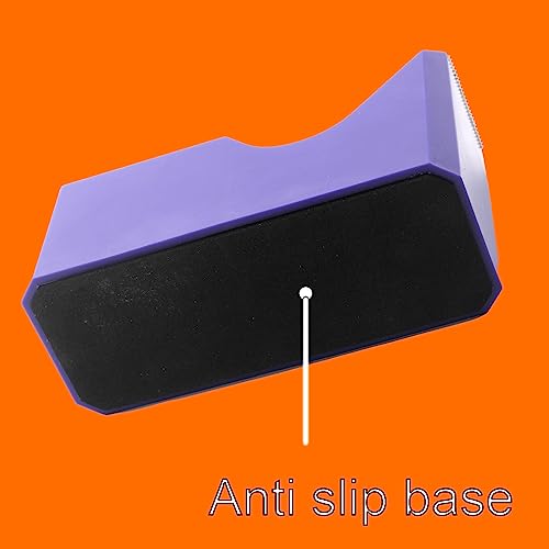 WELSTIK Office Tape Dispenser - Elegant Desktop Tape Dispenser with Non-Skid Base - Tape Dispenser Purple - Thumbnail 4