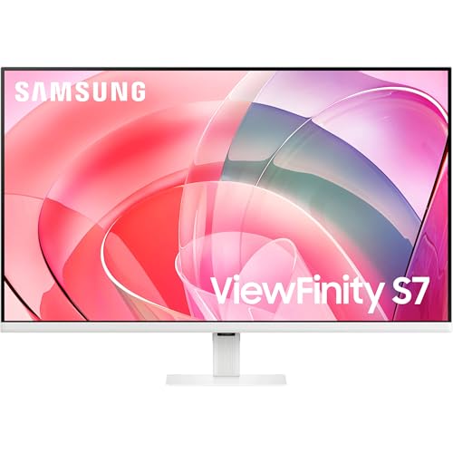 Image of Samsung 32-in S70D 4K HDR LED Computer Monitor - LS32D701EANXZA - White